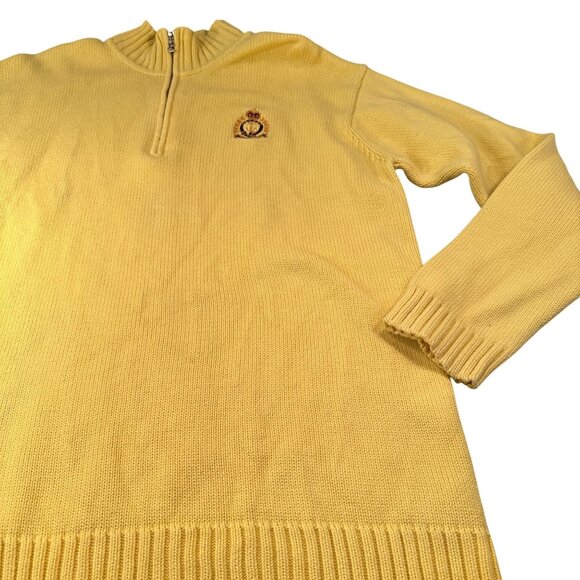 Ralph Lauren Nautical Lacoste Sweater Mens Vintage Embroidered Crest Classic - Picture 2 of 16